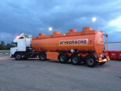 Нефаз 96893. Полуприцеп - цистерна Нефаз 38 000л. Алюминиевый, 38,00 куб. м.