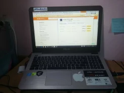 Asus X550LN. 15.6", 1,7����, ��� 4 ��, ���� 500���, WiFi, Bluetooth, ����������� �� 4��.