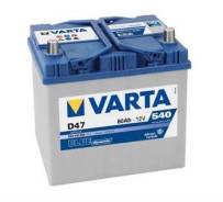 Varta. 60 А.ч., Обратная (левое), производство Европа