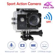 Экшн-камера Sports CAM Ultra HD 4K 30m WI FI: беспроводной