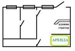 Сдам в аренду кабинет (место) для маникюра педикюра. Улица Борисенко 10/7, р-н Борисенко, 10 кв. м., цена указана за все помещение в месяц. План помещ...