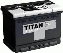 Titan. 75 А.ч., левое крепление, производство Россия. Под заказ