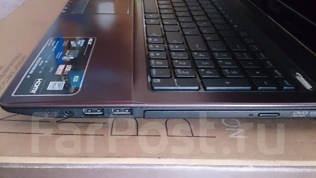 Asus K53SM-SX004R. 15.6", 2,2����, ��� 8 ��, ���� 1 000���, WiFi: 1, Bluetooth: 1, ����������� �� 3��. ����