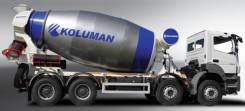 Koluman. Автобетоносмеситель КСМ10 на шасси Mercedes-Benz Actros 4141 В, 16,50 куб. м.