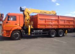 Soosan SCS736LII. КМУ Самосвал КамАЗ-65115-773094-42+КМУ Soosan SCS736L2 Top, кузов 20м3, 11 600 куб. см., 15 000 кг., 6x4