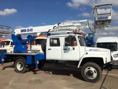Випо-24. Автогидроподъемник ВИПО-24-01 на шасси ГАЗ-3309 (4х2) 5м. кабина, 3 500 куб. см., 24 м.