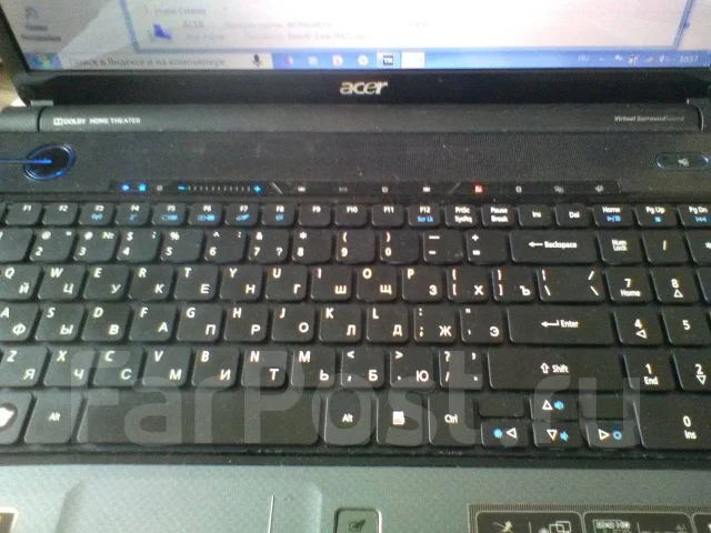 Acer Aspire 5739G. 15.6", 2,2����, ��� 4 ��, ���� 500���, WiFi: 1, Bluetooth: 1, ����������� �� 2��. ����