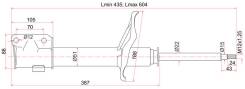 Амортизатор. Volkswagen Passat, 3B2, 3B3, 3B5, 3B6 Audi: A6 allroad quattro, S6, S4, A4, A6, RS4 Ford Ka, CCU Skoda Superb Renault: Kangoo, Modus, Log...