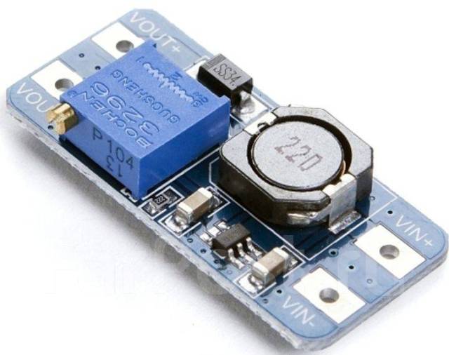 Повышающий стабилизатор DC-DC преобразователь MT3608, новый, в наличии ...