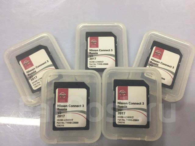 Карты Ниссан Коннект