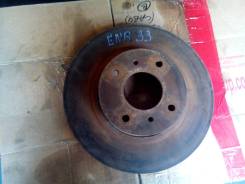 Диск тормозной. Nissan Laurel, HC34, SC34, GCC34, GC34 Nissan Skyline, ENR33, ER33, HR33, ECR33