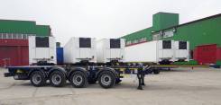 Steelbear. Полуприцеп-контейнеровоз PF-41N-6 _SAF Intra_4-х осный, 40 800 кг.
