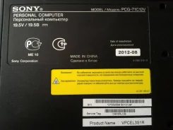 Sony VAIO PCG-71C12V. 15", 1 700,0����, ��� 4 ��, ���� 500���, WiFi, Bluetooth, ����������� �� 10��.