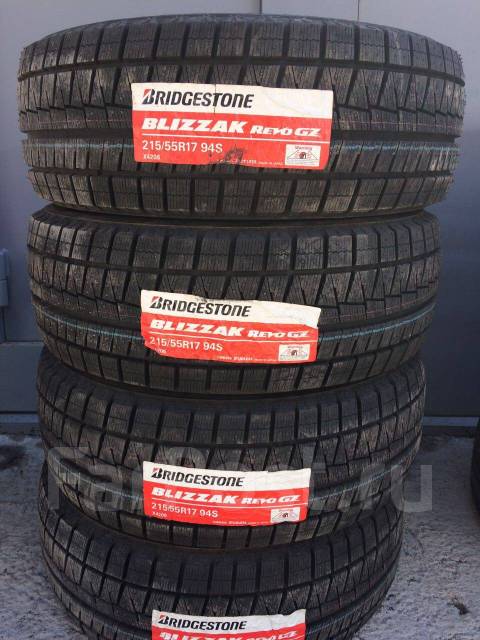 Bridgestone Blizzak Revo GZ, 215/55R17, 17", 1 шт, в наличии, 215 мм ...