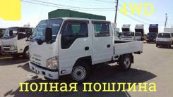 Isuzu Elf. 4WD, двухкабинник + борт 2 тонны, 3 000 куб. см., до 3 т