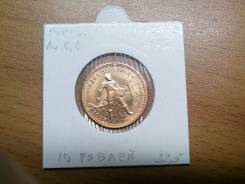 Один червонец Сеятель 1978 г UNC Золото