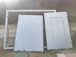 Продам гаражные ворота с калиткой 2.3x3м