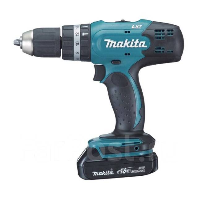 Шуруповерт аккумуляторный Makita DDF453SYE. 2Li-Ion18В. 1,5Ач. 42Нм ...