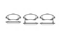 Колодки дисковые п.\ Toyota Avensis 1.6i-2.4D4-D 03>