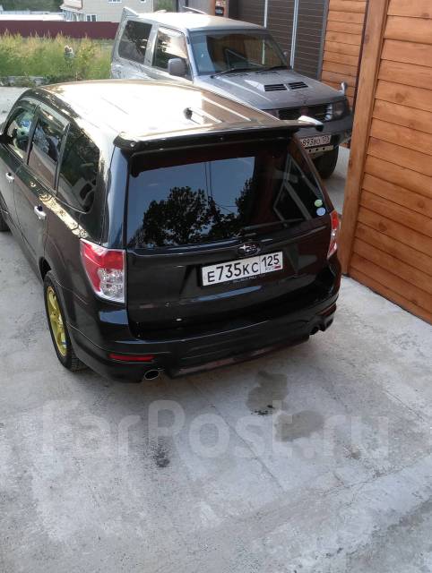 Накладка (губа) на задний бампер Subaru Forester SH5, SH9, форестер сш ...