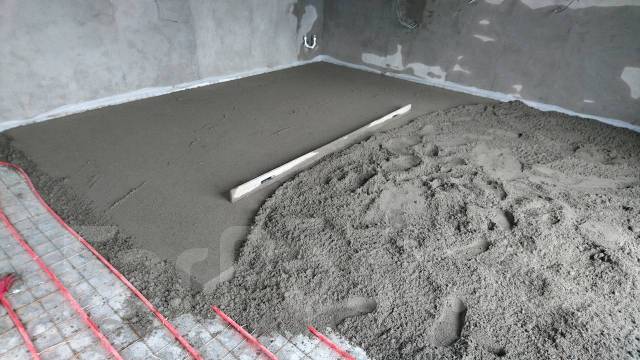 Стяжка полов механизированным способом за 1 день в Артеме