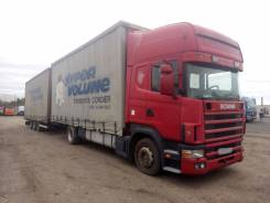 Scania R124. Шторный автопоезд , 11 700 куб. см., 30 000 кг.
