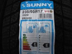 Sunny SN3830. Зимние, без шипов, 2014 год, без износа, 4 шт