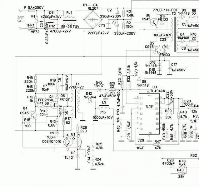 Finepower dnp 750 eps схема