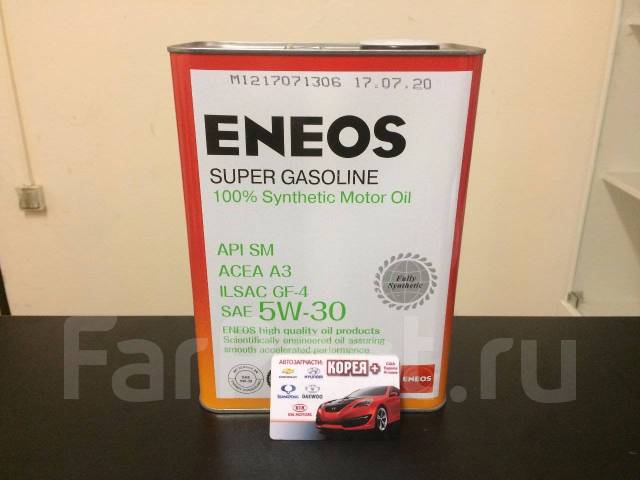 Масло api gf 4. ENEOS super gasoline 100% Synthetic 5w-30. ENEOS 4l API:CL-4 синтетик 5-40 5-30. Энеос 5w30 Киа. ENEOS масло моторное 5w-30 Premium Touring SN.