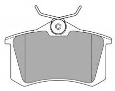 Колодка тормозная дисковая. Renault: Clio, Fluence, Megane, Grand Scenic, Modus, Scenic, Espace Двигатель K4M