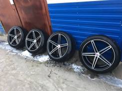 Продам Диски Vossen с резиной R19, 5*112. 8.5/9.5x19 5x112.00 ET38/38 ЦО 73,1 мм.