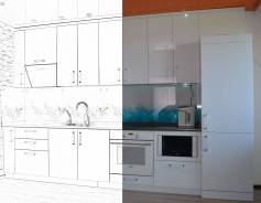 Кухонные гарнитуры.