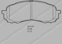 Колодка тормозная. Subaru Legacy, BH5 Subaru Impreza, GD2, GD3, GE2, GE3, GG2, GG3, GH2, GH3 Двигатели: EJ202, EJ152, EJ154