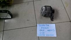 Генератор. Toyota Passo, KGC30 Daihatsu Boon, M600S Двигатель 1KRFE