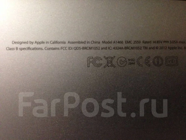 Apple MacBook Air 13 2012 Mid MD846. 13.3", 1,8����, ��� 4 ��, ���� 128���, WiFi: 1, Bluetooth: 1, ����������� �� 6��. ����