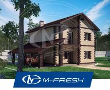 M-fresh Saturn (Посмотрите проект уютного дома с 5 комнатами! ). 200-300 кв. м., 2 этажа, 5 комнат, бетон