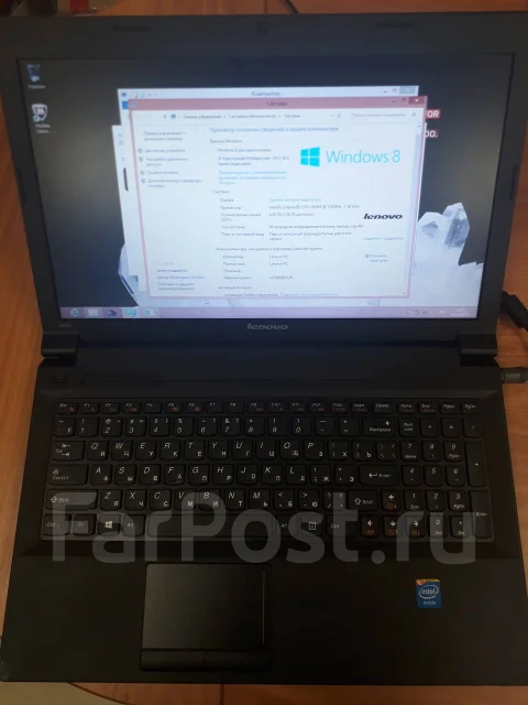 Lenovo B590. 15.6", 1,9����, ��� 4 ��, ���� 500���, WiFi: 1, Bluetooth: 1, ����������� �� 6��. ����