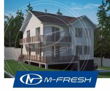 M-fresh Santa Monica Plus! (Готовый проект 2-этажного дома с цоколем! ). 300-400 кв. м., 2 этажа, 5 комнат, бетон