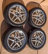 Диски с резиной из Японии Amistad 8Jx19'' 5x114.3 ET39 D73.1. 8.0x19" 5x114.30 ET39 ЦО 73,1 мм.