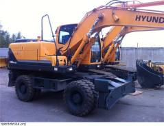 Hyundai R180W-9S. Экскаватор колесный