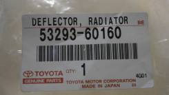 Накладка на рамку радиатора TOYOTA PRADO, TRJ150, 2TRFE, 5329360160, 4400000299