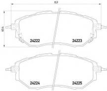 Колодка тормозная. Renault: Espace, Scenic, Express, 21, Megane, 25, Alpine, Logan, 19, Twingo, Clio Subaru Impreza, GRF, GVF Subaru Forester, SJG Sub...