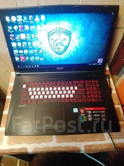 MSI GL. 17.3", 2 800����, ��� 8 ��, ���� 1 000���, WiFi: 1, Bluetooth: 1, ����������� �� 3��. ����