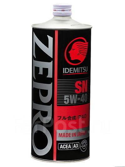 Idemitsu Zepro EURO SPEC 5W40 SN/CF, 4л - Моторные масла во Владивостоке