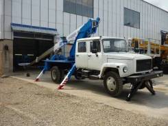 Випо-24. Автогидроподъемник ВИПО-24-01 на шасси ГАЗ-3309 (4х2) 5м. кабина, 24 м.
