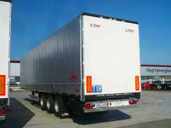 Fliegl. Бортовой тентованный полуприцеп TIR, 28 500 кг.