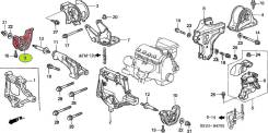 Подушка двигателя. Honda: Ballade, CR-X del Sol, Civic, CR-X, Civic CRX, Domani, Civic Ferio, Partner, Orthia, HR-V, CR-V, S-MX, Integra SJ, Stepwgn...