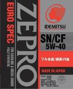 Idemitsu Zepro. Вязкость 5W-40, синтетическое