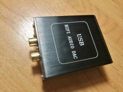 USB ЦАП/DAC c выходом на 2 RCA — 32BIT/384KHZ! звуковая карта