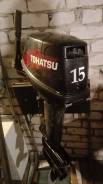 Tohatsu. 15,00 л.с., 2-тактный, бензиновый, нога S (381 мм), Год: 2009 год